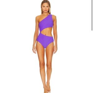 Celine One Piece in Ultra Violet- Beach Riot